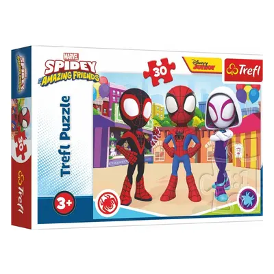 Trefl Puzzle Dobrodružství Spideyho a přátel 30 dílků