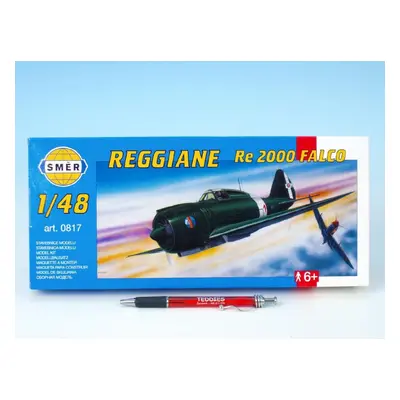 Směr Model Reggiane RE 2000 Falco 1:48 16,1x22cm 31x13,5x3,5cm