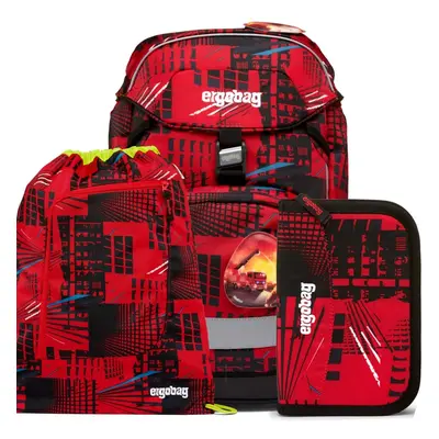 Ergobag Batoh do školy prime Fire 2023 SET