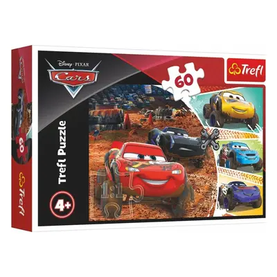 Trefl puzzle Disney Cars 3 s přáteli 60 dílků