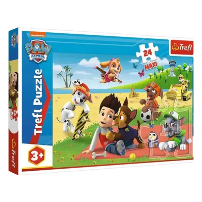 Trefl Puzzle Maxi Zábava na dece Paw Patrol/Tlapková patrola 24ks