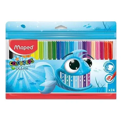 Maped Dětské fixy Maped Color'Peps Ocean 24 barev