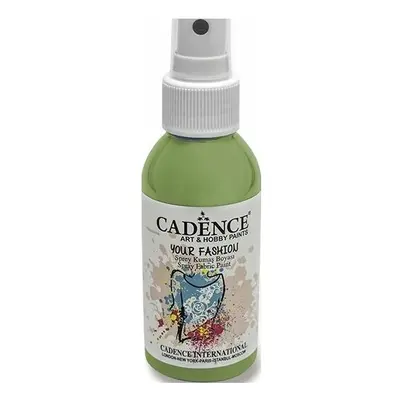 Cadence Barvy na textil Cadence Your Fashion žlutozelená 100ml sprej