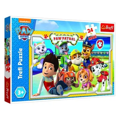 Puzzle Paw Patrol/Tlapková patrola MAXI 24ks 60x40cm