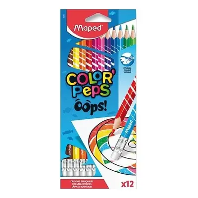 Pastelky Maped ColorPeps Oops trojhranné tenké 12 ks