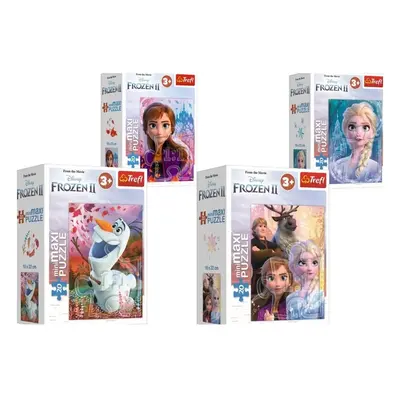 Trefl Minipuzzle miniMaxi 20 dílků Ledové království II/Frozen II 4 druhy