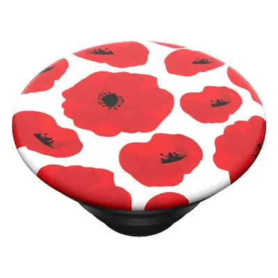 PopSockets PopTop Gen.2, Scandi Poppies, červené máky, výměnný vršek