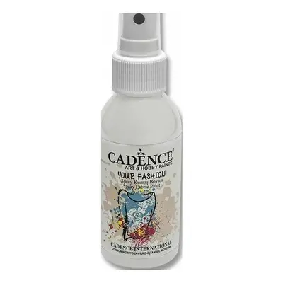 Cadence Barvy na textil Cadence Your Fashion bílá 100ml sprej