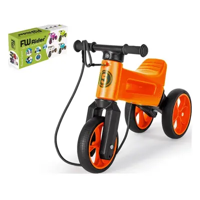 Teddies Odrážedlo FUNNY WHEELS Rider SuperSport oranžová 2v1+popruh