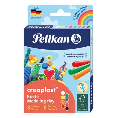 Plastelína Pelikan Creaplast 8 barev