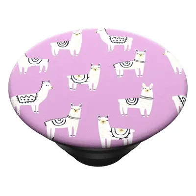 PopSockets PopTop Gen.2, Lotsa Llama, lamy na růžovém podkladu, výměnný vršek