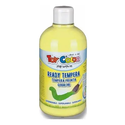 Toy Color Temperová barva Ready Tempera světle žlutá 500ml