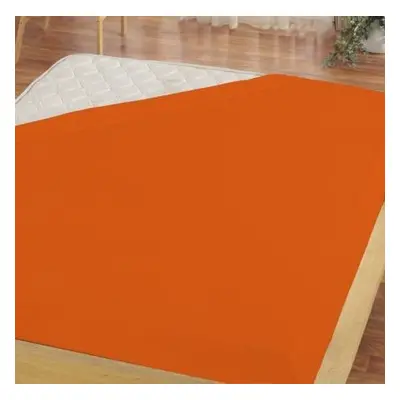 Matějovský Prostěradlo Oranžové Jersey 100x200