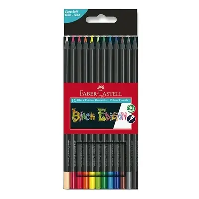 Faber-Castell Pastelky Faber-Castell Black Edition 12 barev