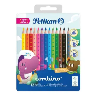 Pastelky Pelikan Combino 12+1