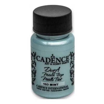 Cadence Akrylové barvy Cadence Dora Metalic 50ml světle tyrkysová