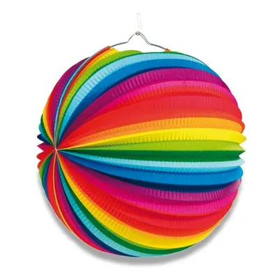 PaperMate Papírový lampion Rainbow průměr 25 cm