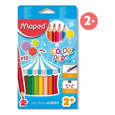 Pastelky Maped ColorPeps Jumbo 12 ks