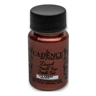 Cadence Akrylové barvy Cadence Dora Metalic 50ml vínová