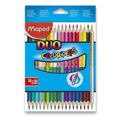 Pastelky Maped Color'Peps Duo - oboustranné, 36 barev