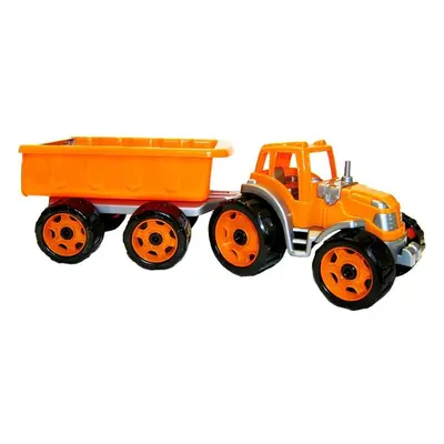 Teddies Traktor s vlekem na volný chod 53 cm