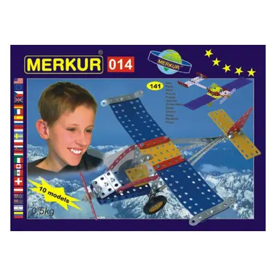 Merkur Toys Stavebnice MERKUR 014 Letadlo 10 modelů 141ks