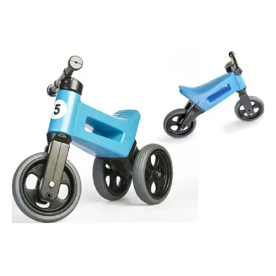 Teddies odrážedlo FUNNY WHEELS Rider Sport modré 2v1, výška sedla 28/30 cm 18m+