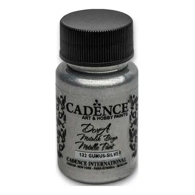 Cadence Akrylové barvy Cadence Dora Metalic 50ml stříbrná