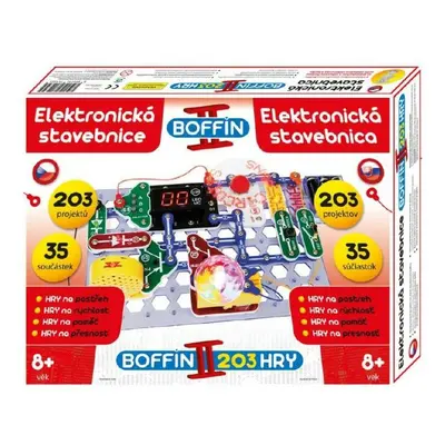 Conquest Stavebnice Boffin II. 203 elektronická 203 projektů na baterie 35ks