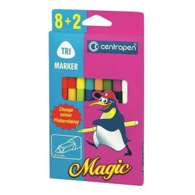 Centropen Popisovač Tri Marker 2549 Magic 8+2