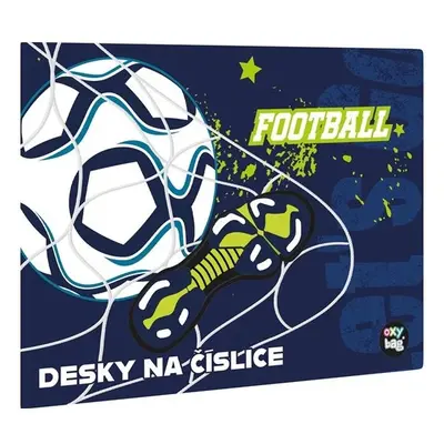 Karton P+P Desky na číslice fotbal