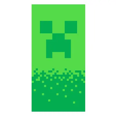 Jerry Fabrics Osuška Minecraft Digital Creeper