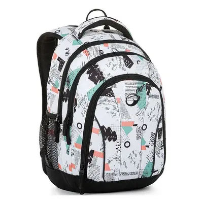 Bagmaster batoh SUPERNOVA 21 A WHITE/BLACK/ORANGE/GREEN