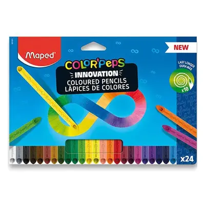 Maped Color ´peps infinity bezdřevé pastelky trojhranné 12 barev