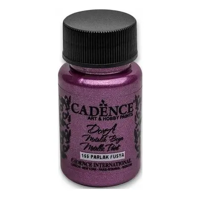 Cadence Akrylové barvy Cadence Dora Metalic 50ml fuchsiová