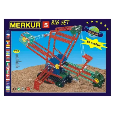 Merkur Toys Stavebnice MERKUR 5 80 modelů 767ks