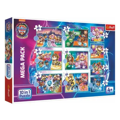 Trefl Puzzle 10v1 Šťastný den psů Tlapková Patrola/Paw Patrol