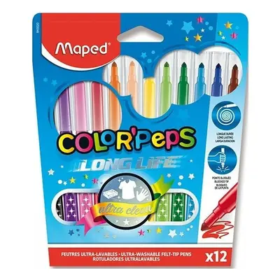 Maped Dětské fixy Maped Color'Peps Long Life 12 barev