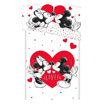 Jerry Fabrics Povlečení Mickey and Minnie Love 05