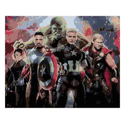 Zuty - Westlogic Malování podle čísel - AVENGERS ENDGAME, 40x50