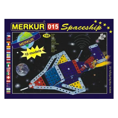 Merkur Toys Stavebnice MERKUR 015 Raketoplán 10 modelů 195ks