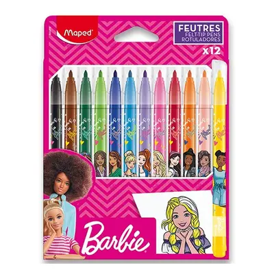 Maped Dětské fixy Barbie - 12 barev