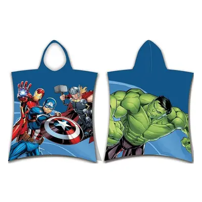 Jerry Fabrics Plážová osuška pončo Avengers Hero