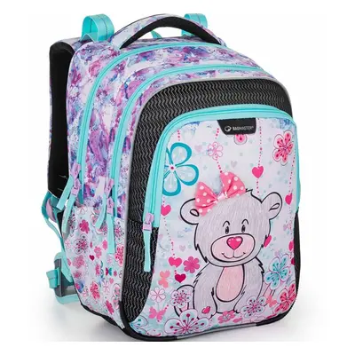 Bagmaster batoh LUMI 21 C GRAY/BLUE/PINK