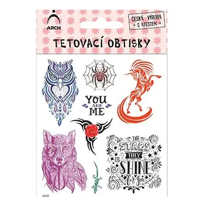 Tetovací obtisky Dívčí ornamenty 2