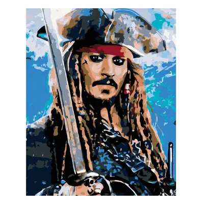 Zuty - Westlogic Malování podle čísel - JACK SPARROW II, 40x50