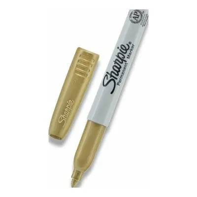 Sharpie Permanentní popisovač Sharpie Metallic zlatý