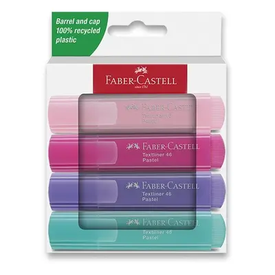 Faber-Castell Zvýrazňovač Textliner 48 Pastel - sada 4 barev