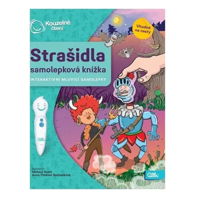 ALBI Kouzené čtení - Samolepková knížka Strašidla