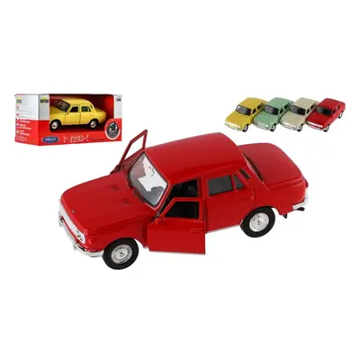 Dromader Auto Welly Wartburg 353 kov/plast 12cm 4 barvy na volný chod